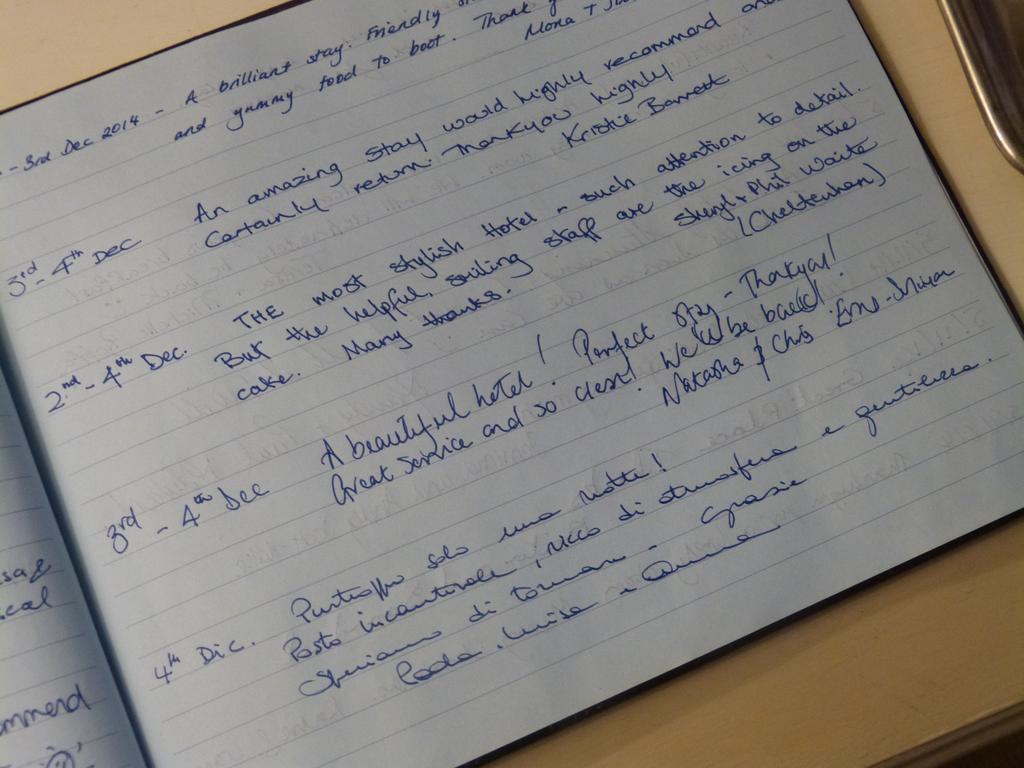 Grays Boutique B&B Бат Екстериор снимка A handwritten journal